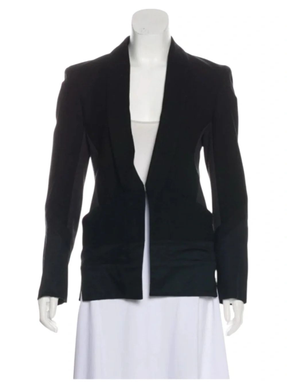 SURFACE TO AIR Mixed Media Shawl Collar Blazer M